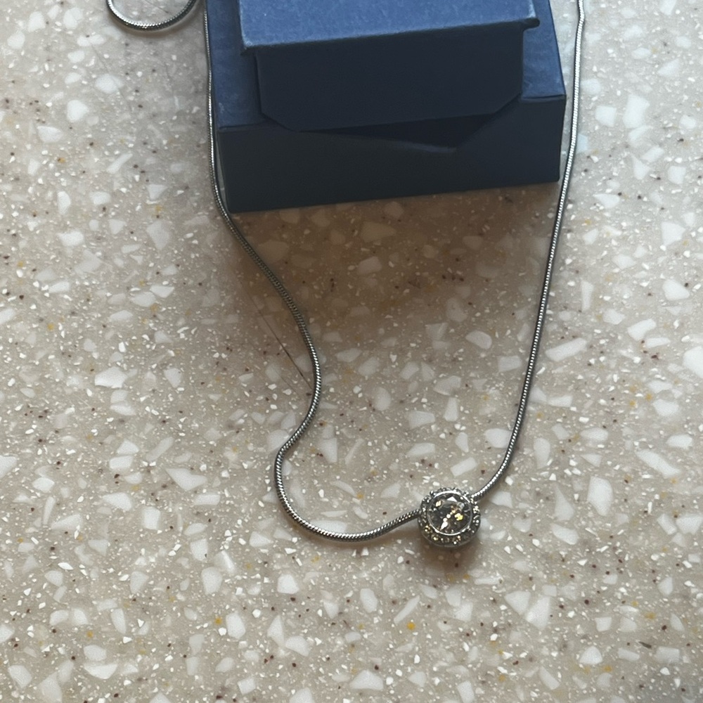 Swarovski Silver Necklace with pendant